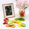 48-Piece Fake Fruit Ice Cube Set – Mixed Lemon, Watermelon, Strawberry, and Kiwi Slices with Clear Ice Cubes for Party, Kitchen, Wedding, and Centerpiece Display Décor
